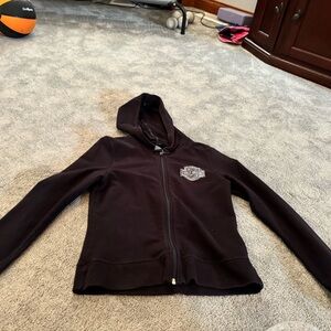 HD sparkle zip up hoodie